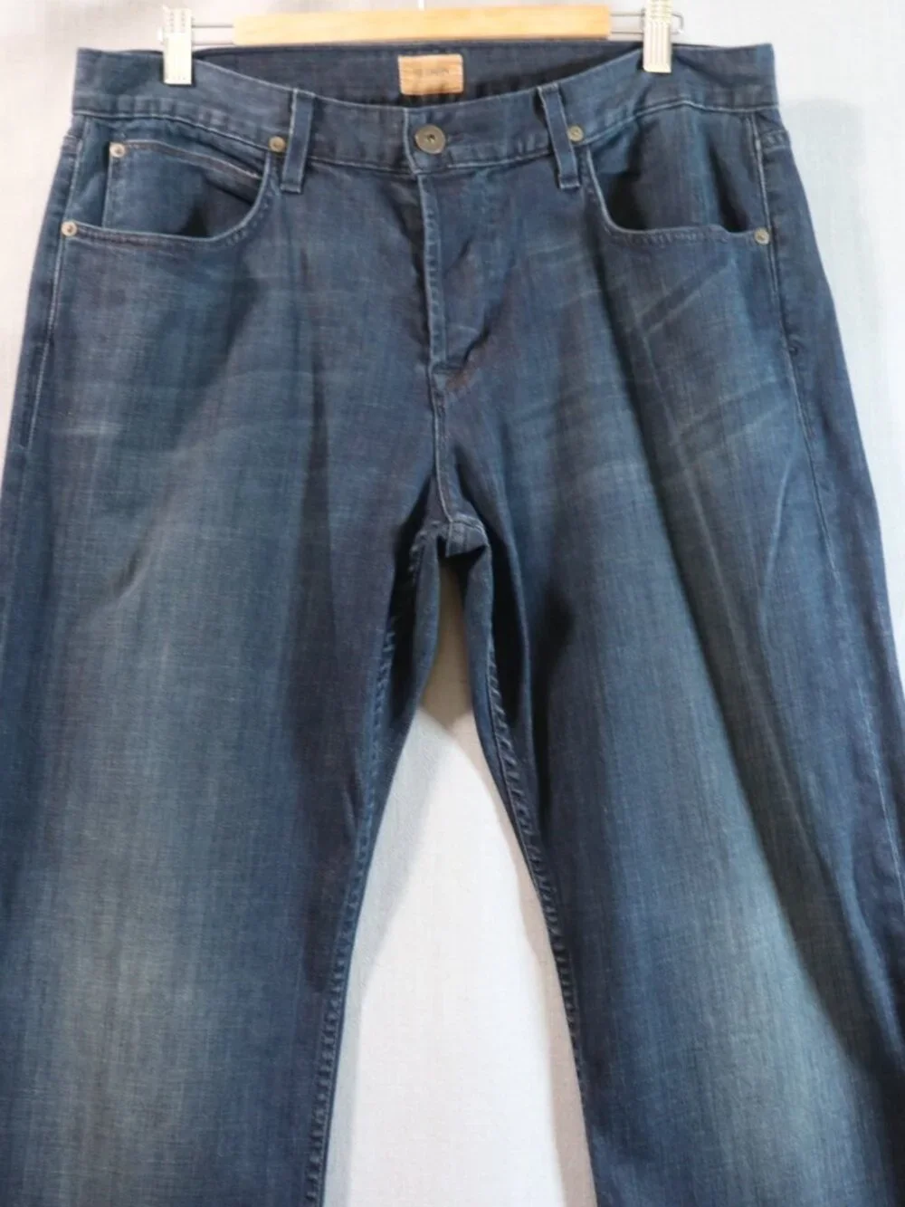 VTG Hudson Clifton Jeans Made in Los Angelos USA | Raw Indigo Denim 34 x 36 Tall - Picture 8 of 16